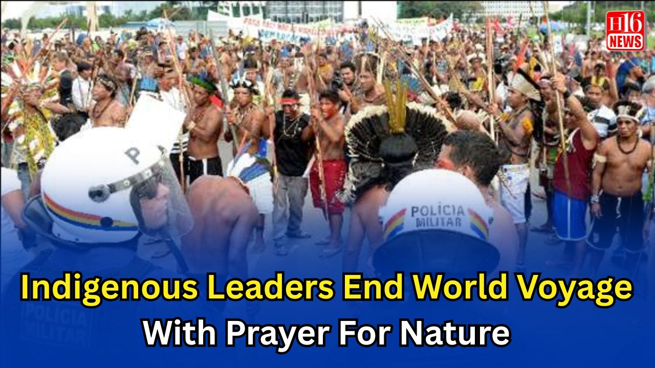 Indigenous Leaders End World Voyage With Prayer For Nature